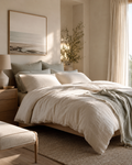 Lunovoy™ MoonWeave Washed Cotton Bedding Set