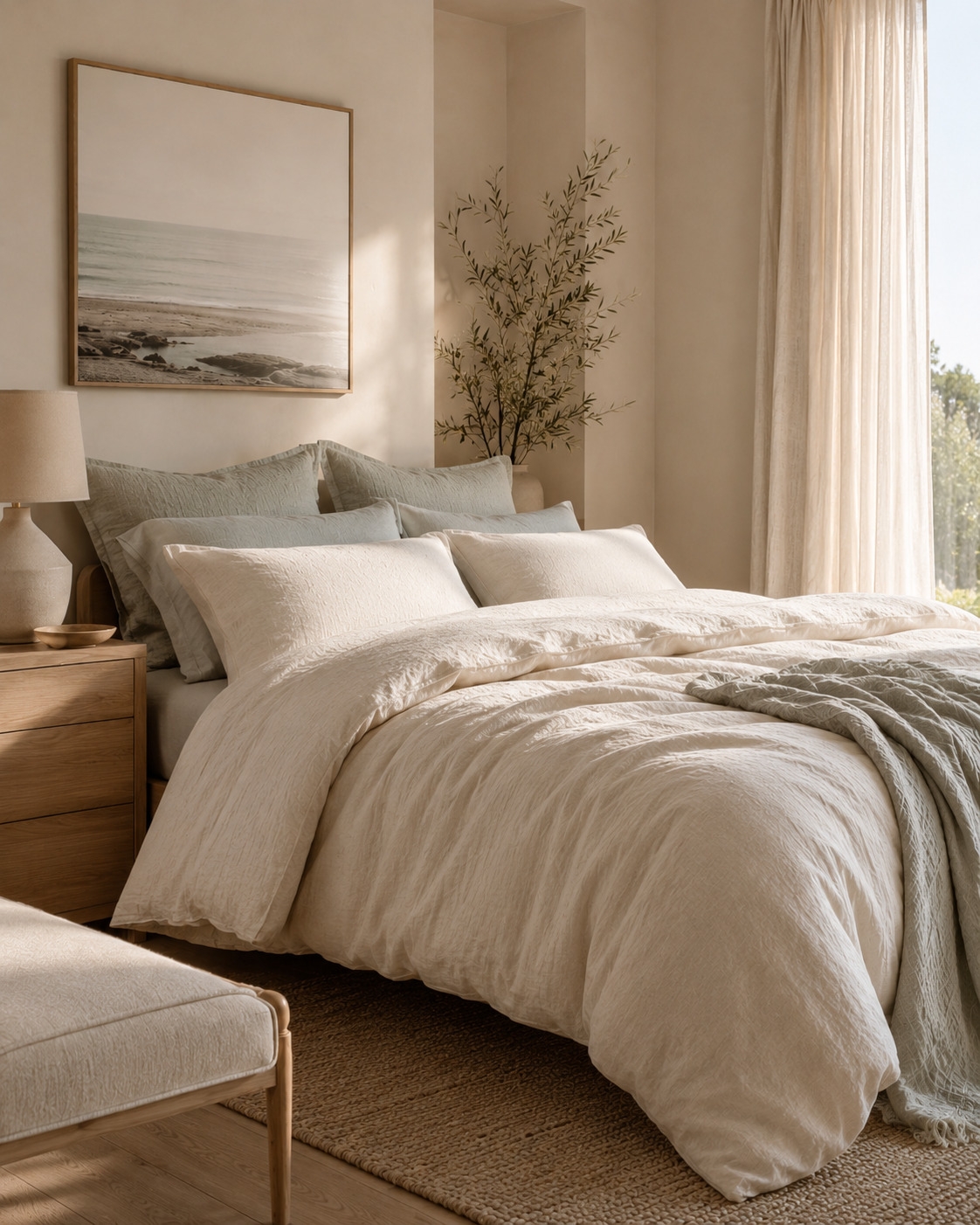 Lunovoy™ QuietLinen Duvet Cover Set
