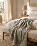 Lunovoy™ DreamLayer Waffle Throw Blanket